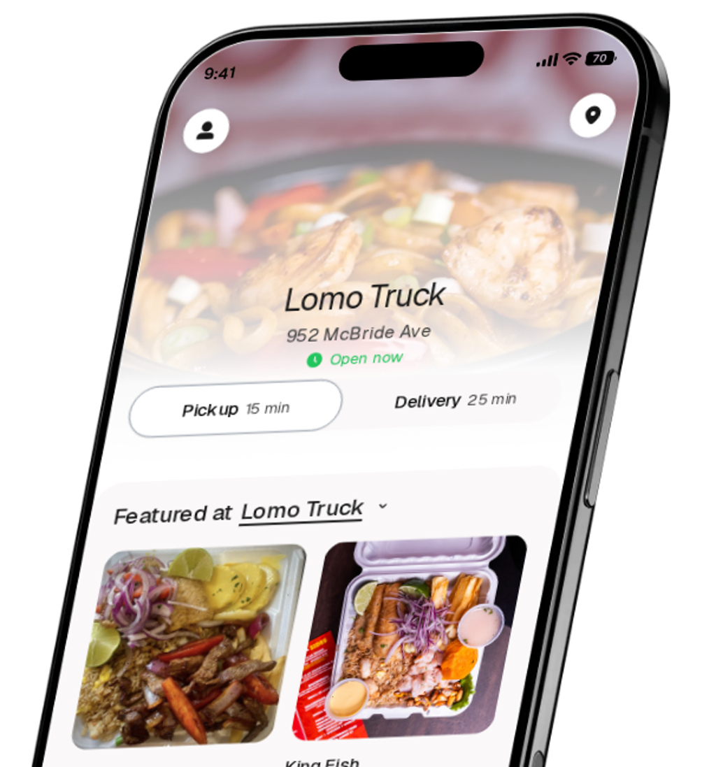 Lomo Truck app preview