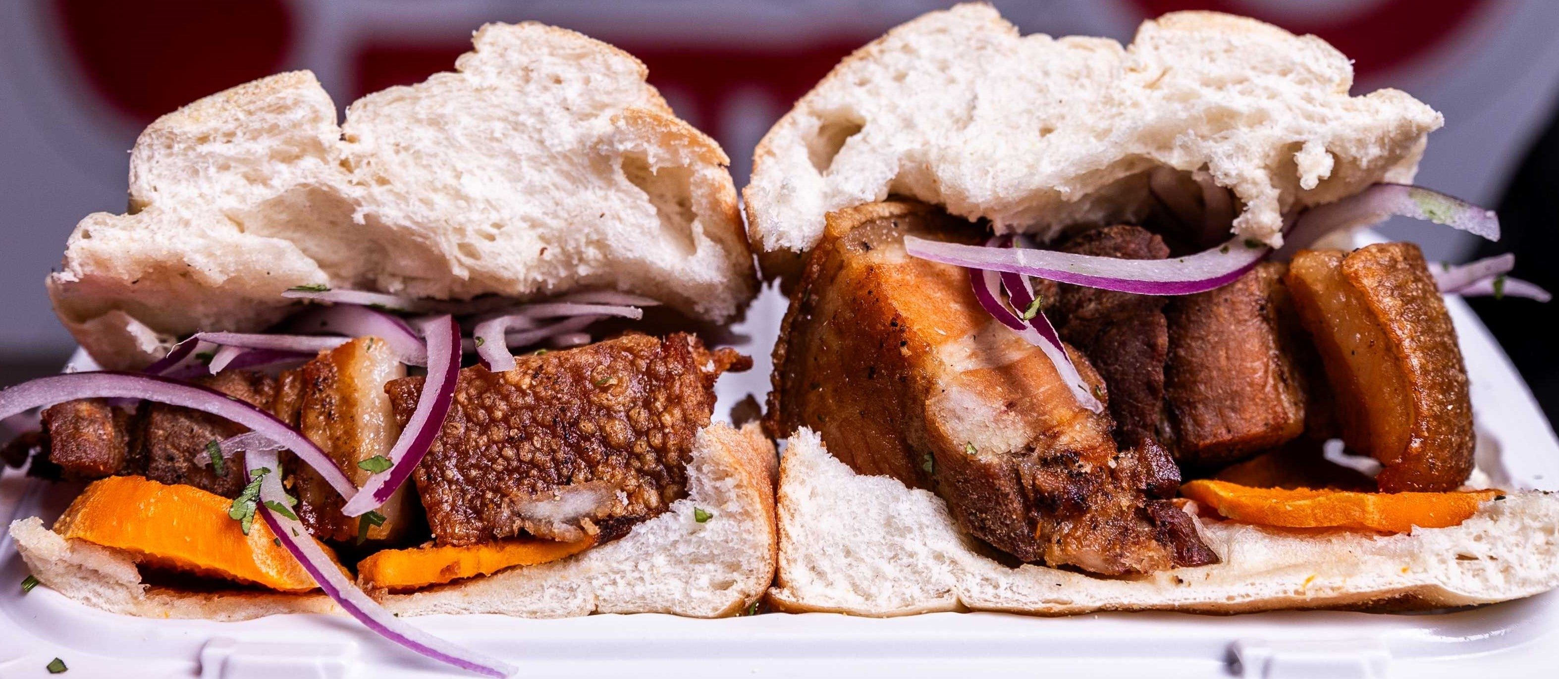 Chicharron Sandwich.