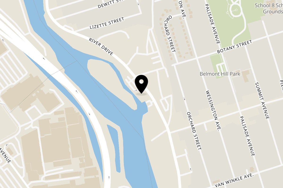 Map showing the location of Lomo Truck Garfield on 517 River Dr in Garfield